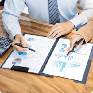 On-page SEO optimization illustration with web page and search interface