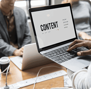 Content creation and posting illustration for social media campaigns